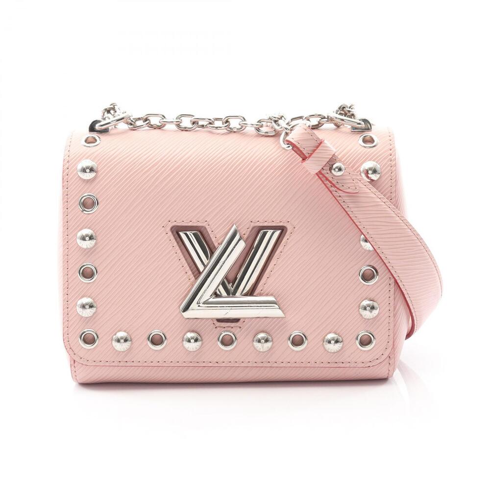 Louis Vuitton Twist Shoulder Bag Leather Epi Pink